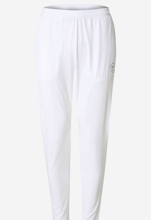 Pantaloni sport Nike albi nepurtati masura M