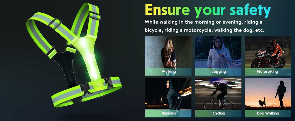 Cветодиодный светоотражающий жилет