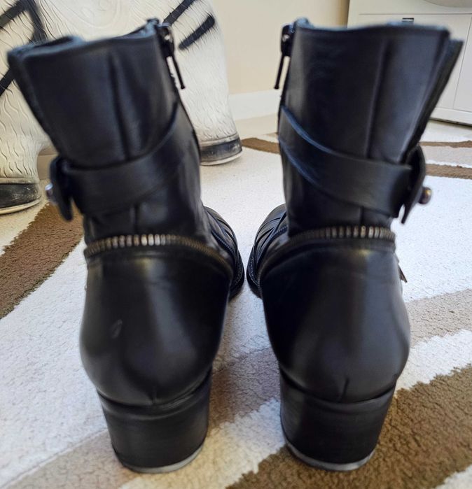 Дамски кожени боти Gianni (40 рр) и Gabor (7 1/2) - отлични!