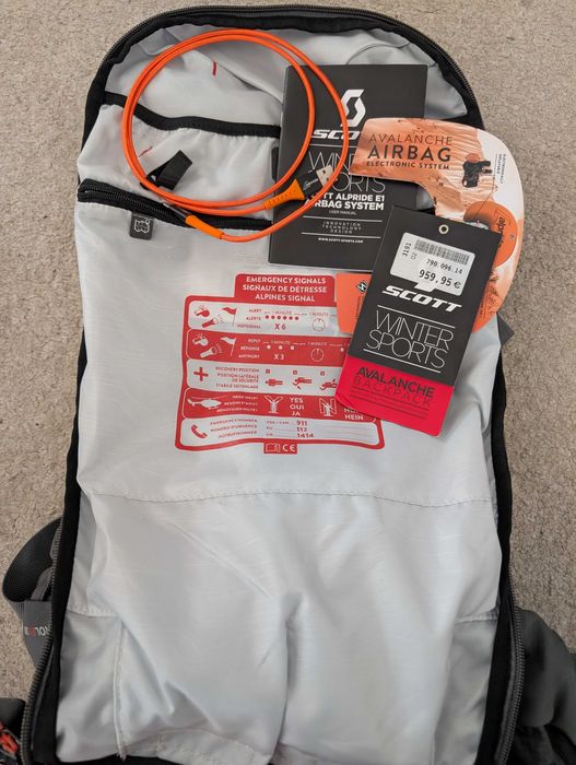 Rucsac electric avalansa cu airbag - Patrol Alpride E1 30L