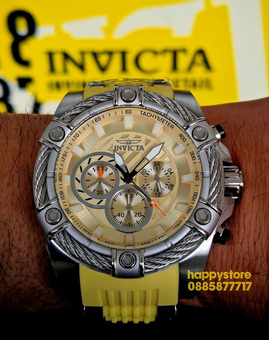INVICTA Bolt Ivor steel 52mm, Инвикта нов ръчен часовник