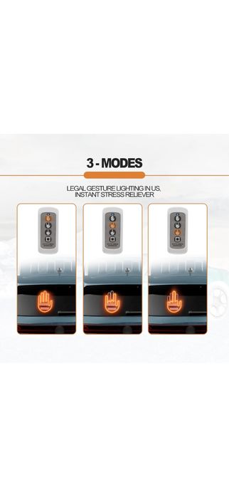 Semn led cu 3 gesturi