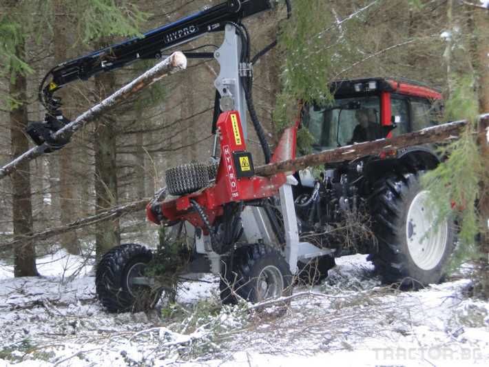 Харвестер за дърводобив HYPRO 755 с кран