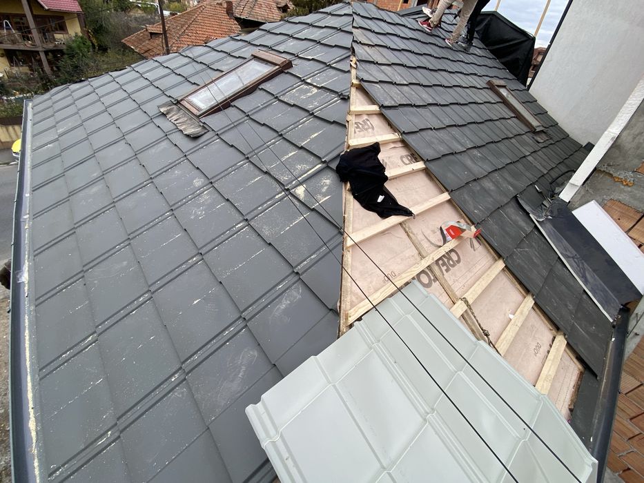 Acoperisuri reparatii montaj tigla metalica dulgherie terase jgheaburi