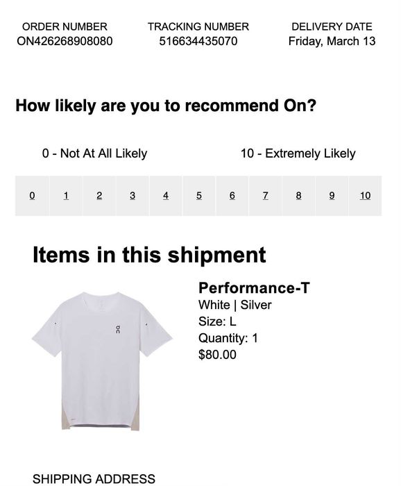 Футболка On Cloud Размер L оригинал USA