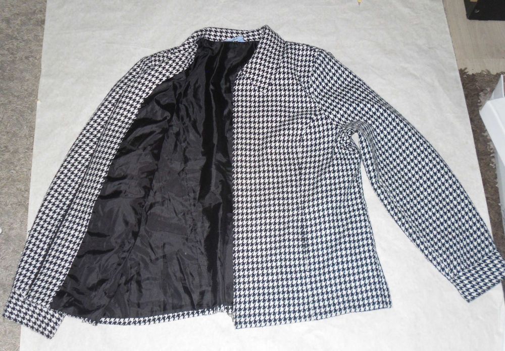 sacou alb negru denver hayes XL