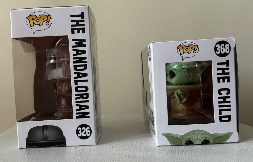 Funko Pop! Фигурки - The Mandalorian (326) & The Child (368)