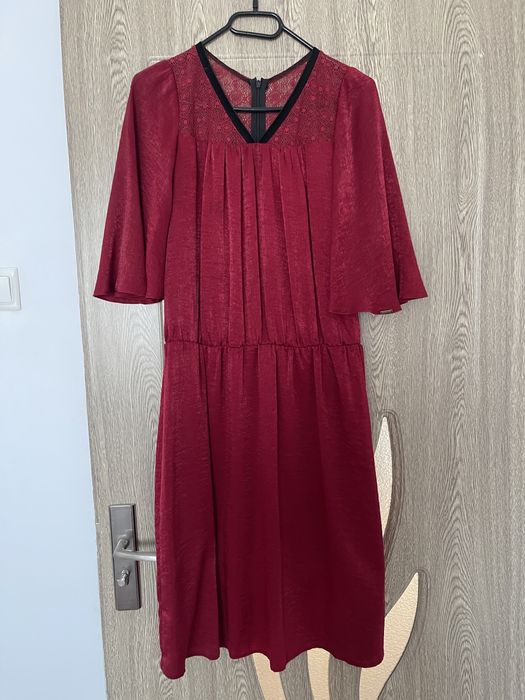 Rochie Moze, rosu inchis, marime 36