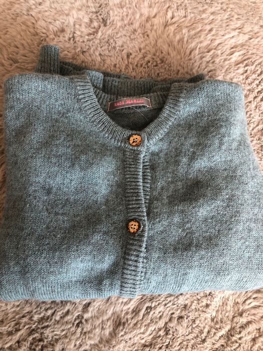 нов пуловер в пастелно зелен