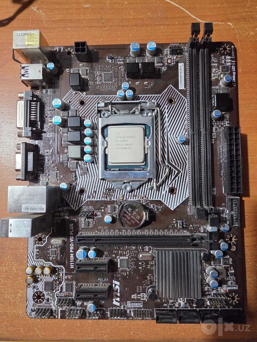 MSI H110M PRO-VD + Xeon 1220v5