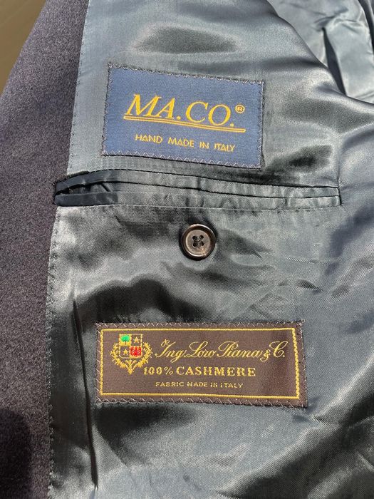 Palton casmir100% Loro Piana barbat marimea54