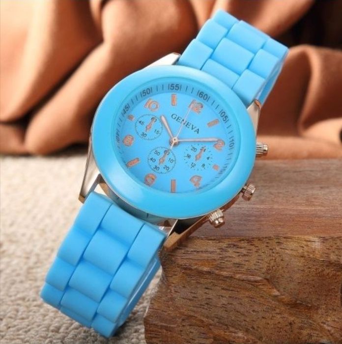 Ceas dama Geneva Silicone Watch Fashion, nou