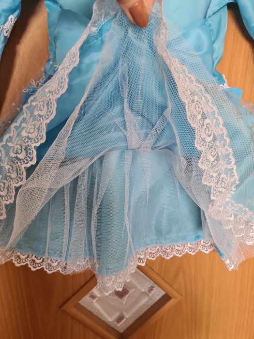 Новогоднее платье"Снежинка".Размер 30