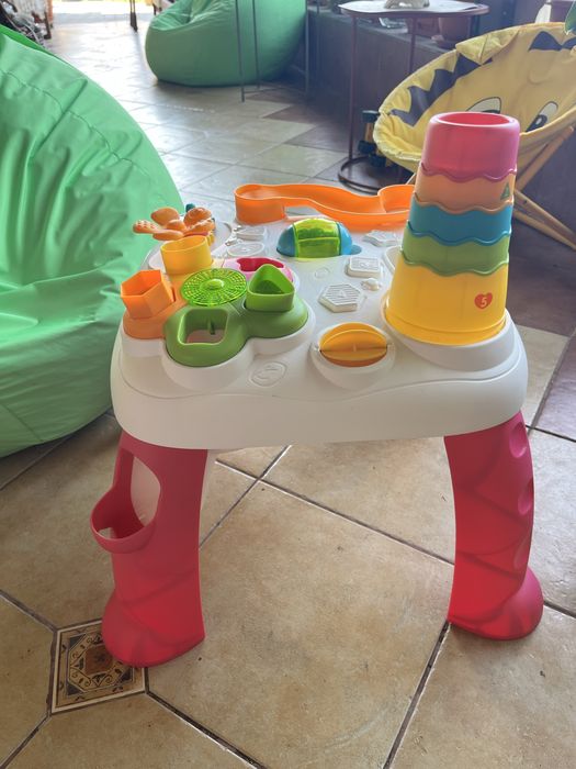 Masuta de joaca interactiva Mappy cu lumini si sunete, Roz