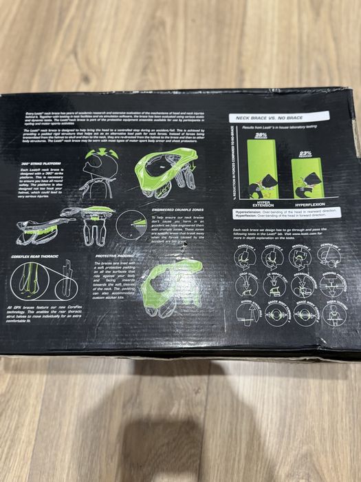 Leatt 6.5 GPX Carbon Fiber Neck Brace мотокрос ендуро яка