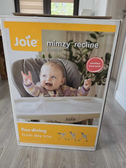Vand scaun de masa diversificare bebe - Joie Mimzy Recline