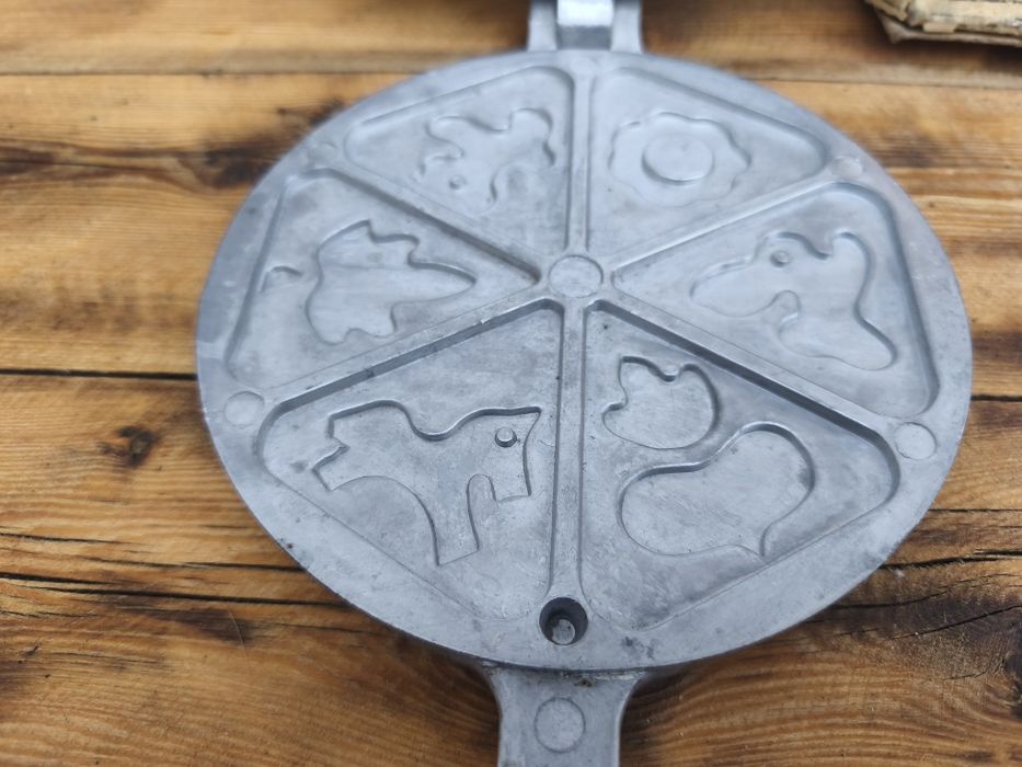 Руска плоча за гофрети / преса за сладки