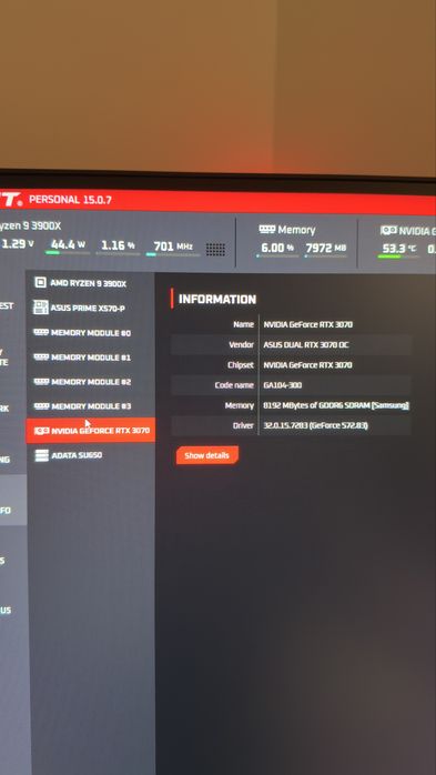 Pc Ryzen 9 3900x rtx 3070