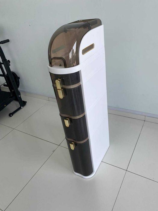 3 qavatli zamonaviy plastik shkaf, buyumlar saqlash uchun