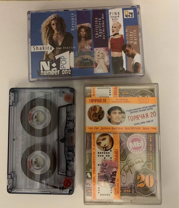 CD, DVD диски , аудио кассеты по 2000тг /шт