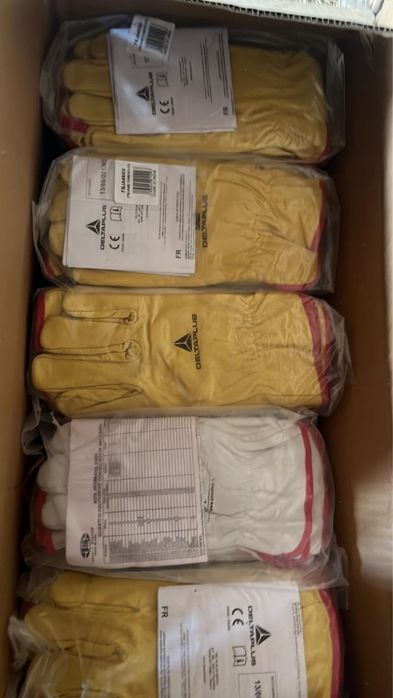 Перчатки рабочие кожанные