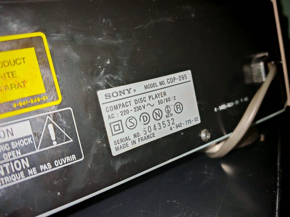 Sony CDP 295 - CD Player
