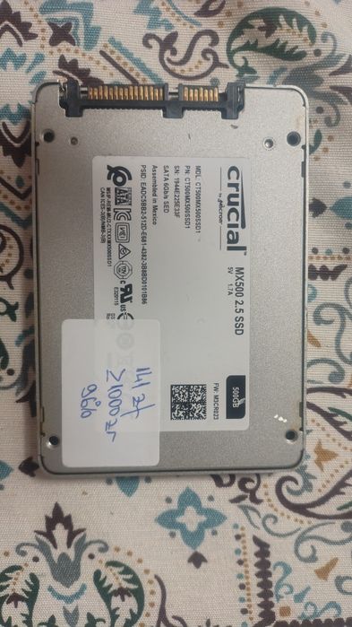 SSD Crucial MX500 de 500GB