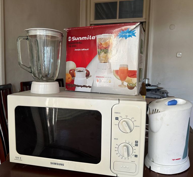 Mikrovolnovka, blender va tefal