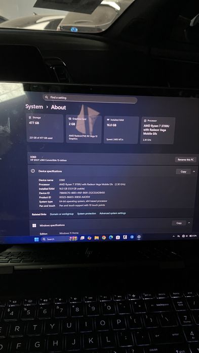 Hp Envy X360 full kamplekt 15.6 inch