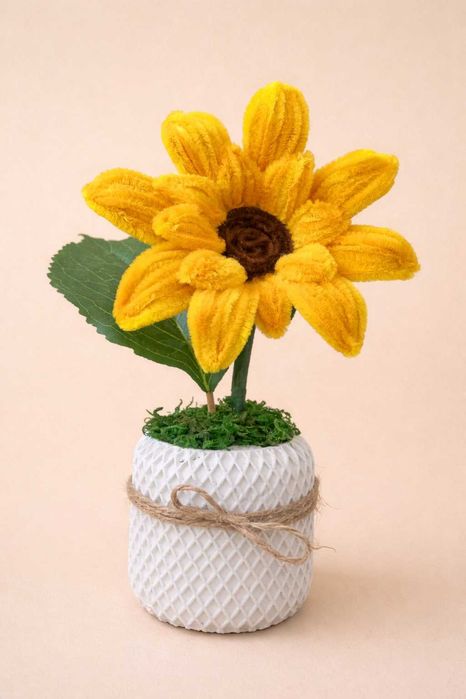 Ръчно изработени цветя за Осми март