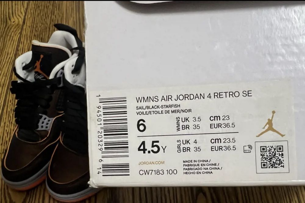 Jordan 4 Retro Starfish