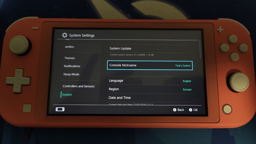 Nintendo switch lite modat