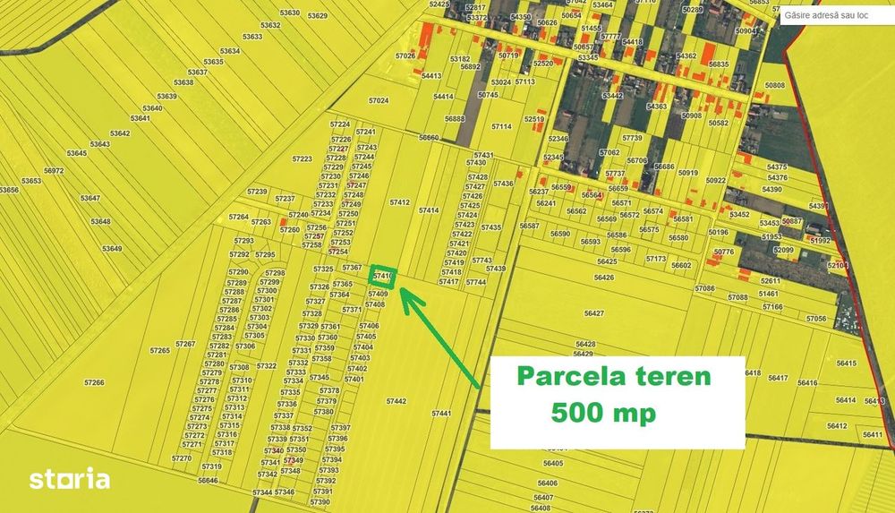 Parcela teren intravilan 500 mp cu Puz si curent in Gepiu