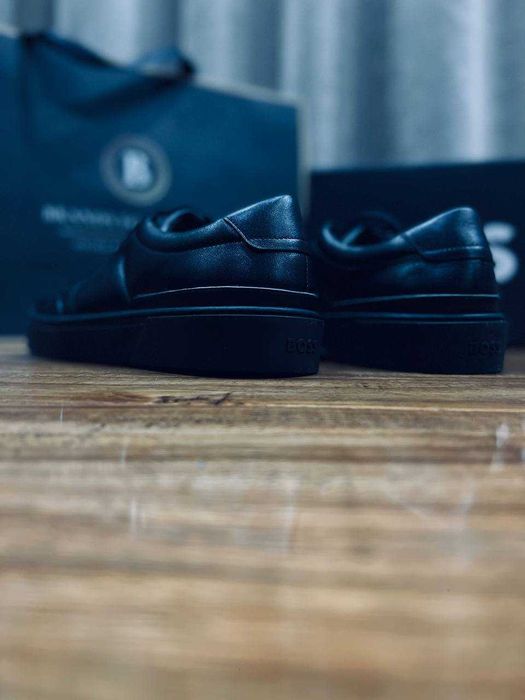 BOSS мужские кожаные кроссовки ИТАЛИЯ РАЗМЕР 45