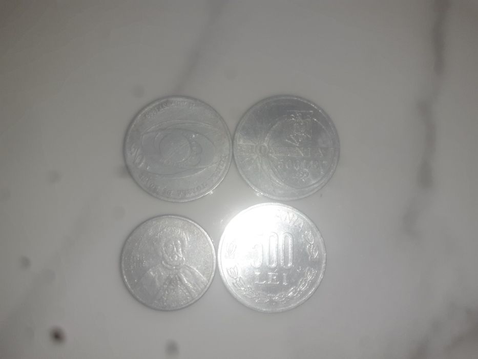 Monede de colectie / Constantin Brâncoveanu 2001/2× eclipsa 500 lei 1999/500 lei romania