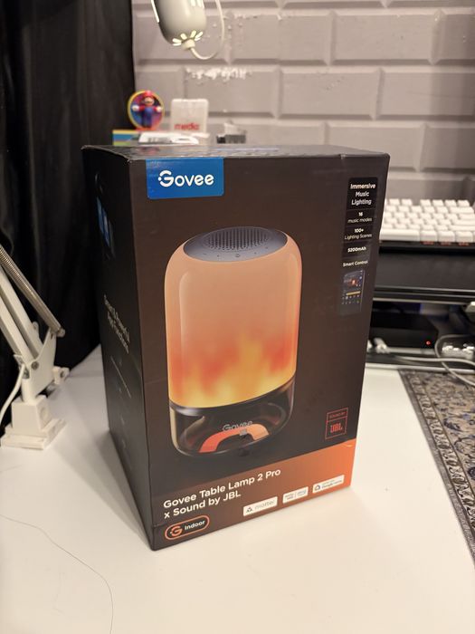 Govee Table Lamp 2 Pro x JBL – Nouă, Sigilată, RGBIC, Smart