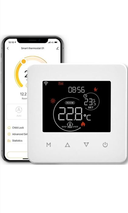 Termostat Moes Centrala/încălzire în pardoseală Wifi,Tuya