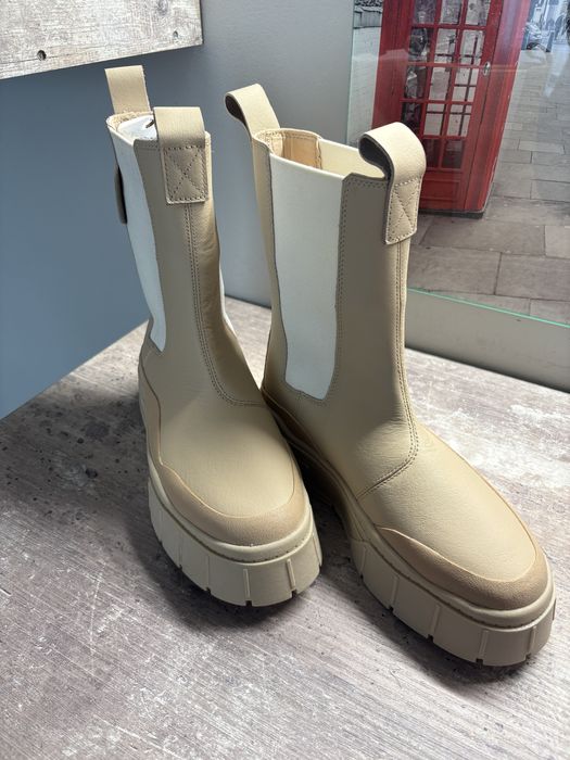 Дамски кожени обувки Puma mayze chelsea