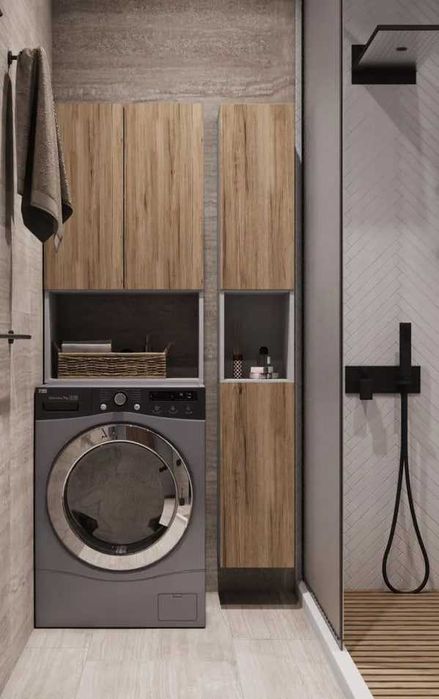 Шкаф-пенал подвесной под стиралку Роска от YANA ECO MEBEL