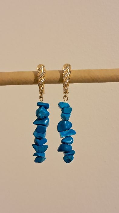 Серьги с бирюзой