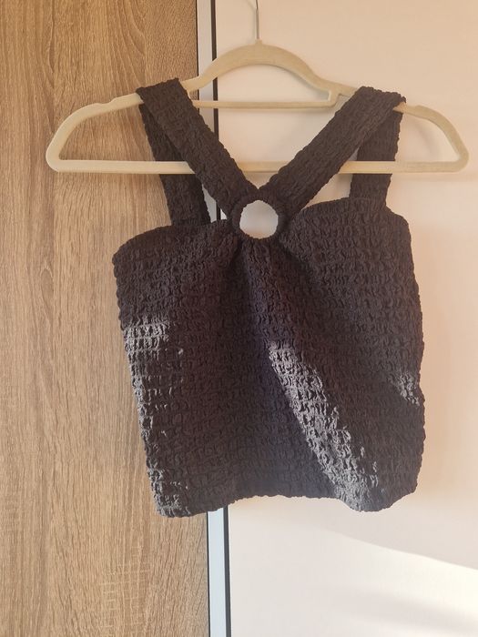 Черен топ Mango.