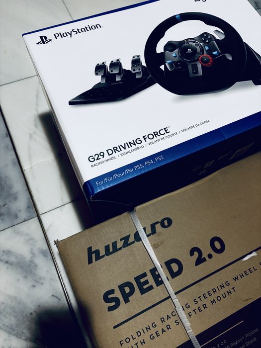 НОВ / Logitech G29 + Стойка Симулатор Волан PS4 / PS5