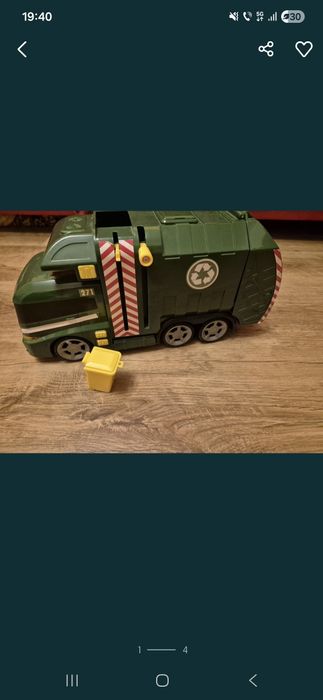 Masinuta copii de.pompieri si gunoi