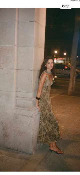 Сатенена рокля на Zara