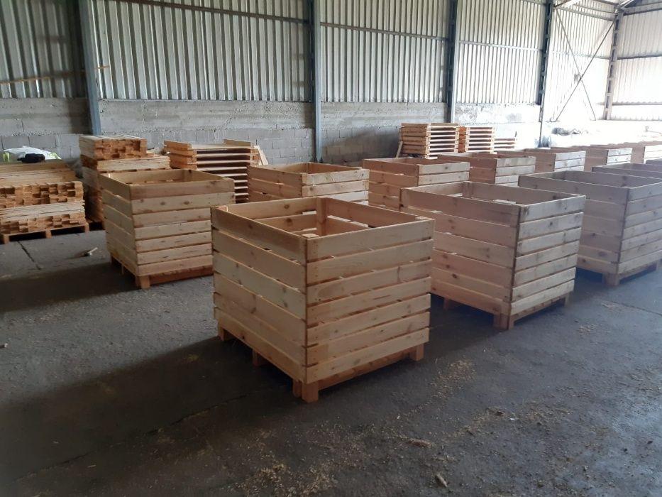 Дървени бокс палети