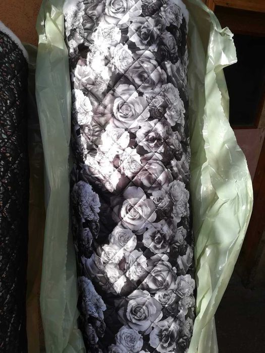 Капитониран шушляков плат и кадифе рипс