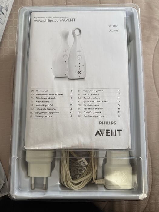 бебефон Philips Avent Аналогов с 2 родителски устройства