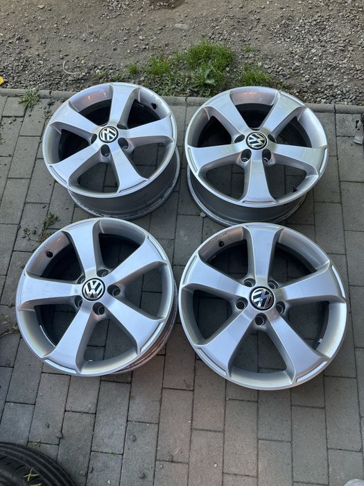 Jante originale  17 5 112 Wv Passat EOS Sciroco Touran Saran Tiguan Jetta Golf 5 6 7 Skoda Seat