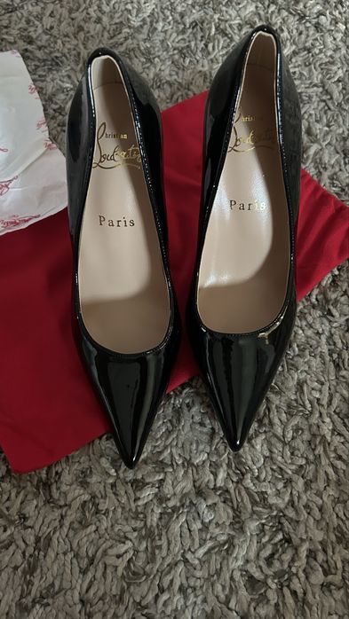 Pantofi Christian Louboutin piele naturala pe comanda