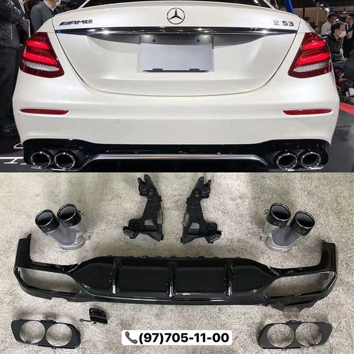 W213 Mercedes-Benz E53 amg diffusor
